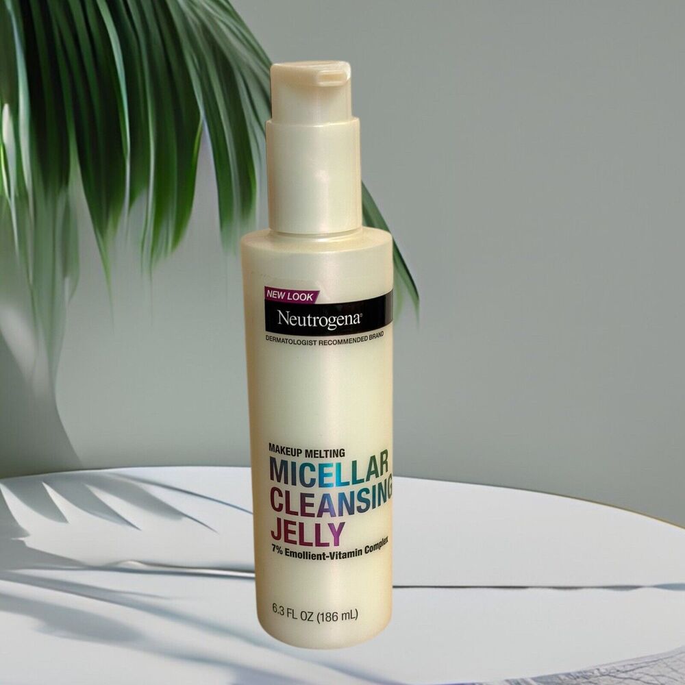 NEW Neutrogena Makeup Melting Micellar Cleansing Jelly Fragrance Free 6.3 oz